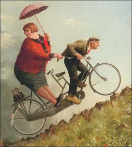 Tandem fietstocht